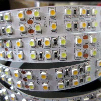 3528 ww+w cct dimmable led strip